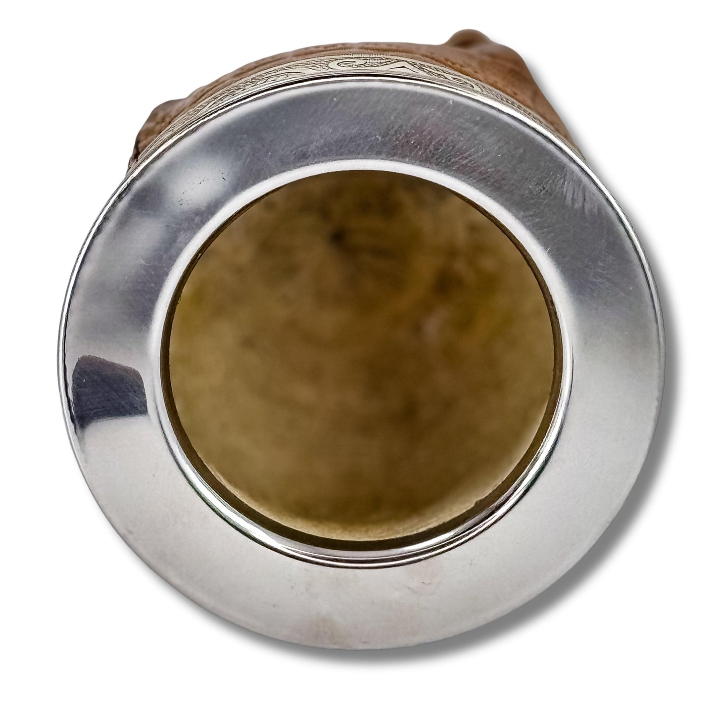 Imperial Mate Gourd with Croco Leather - Argentinian Mate Cup for Yerba Mate