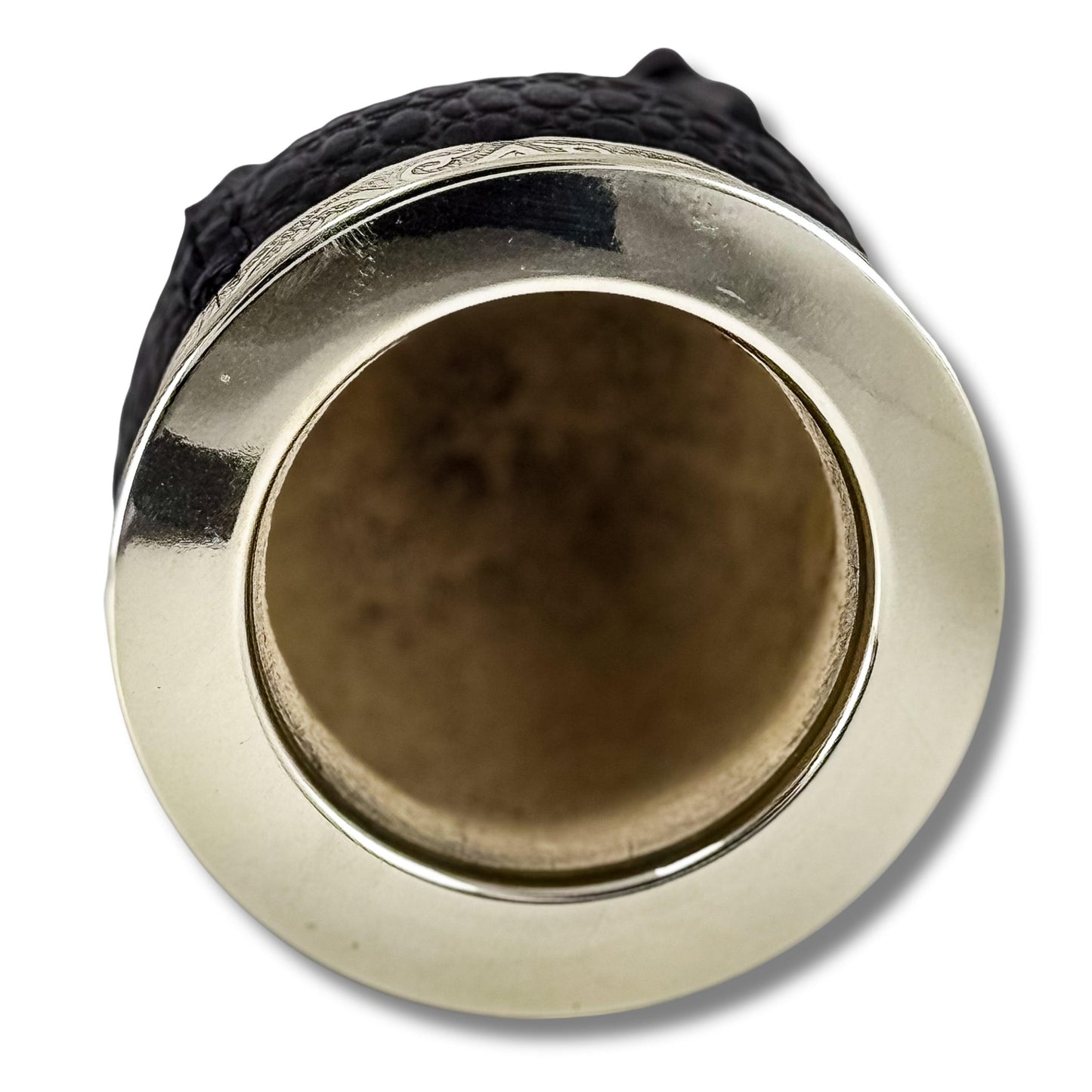 Imperial Mate Gourd with Croco Leather - Argentinian Mate Cup for Yerba Mate