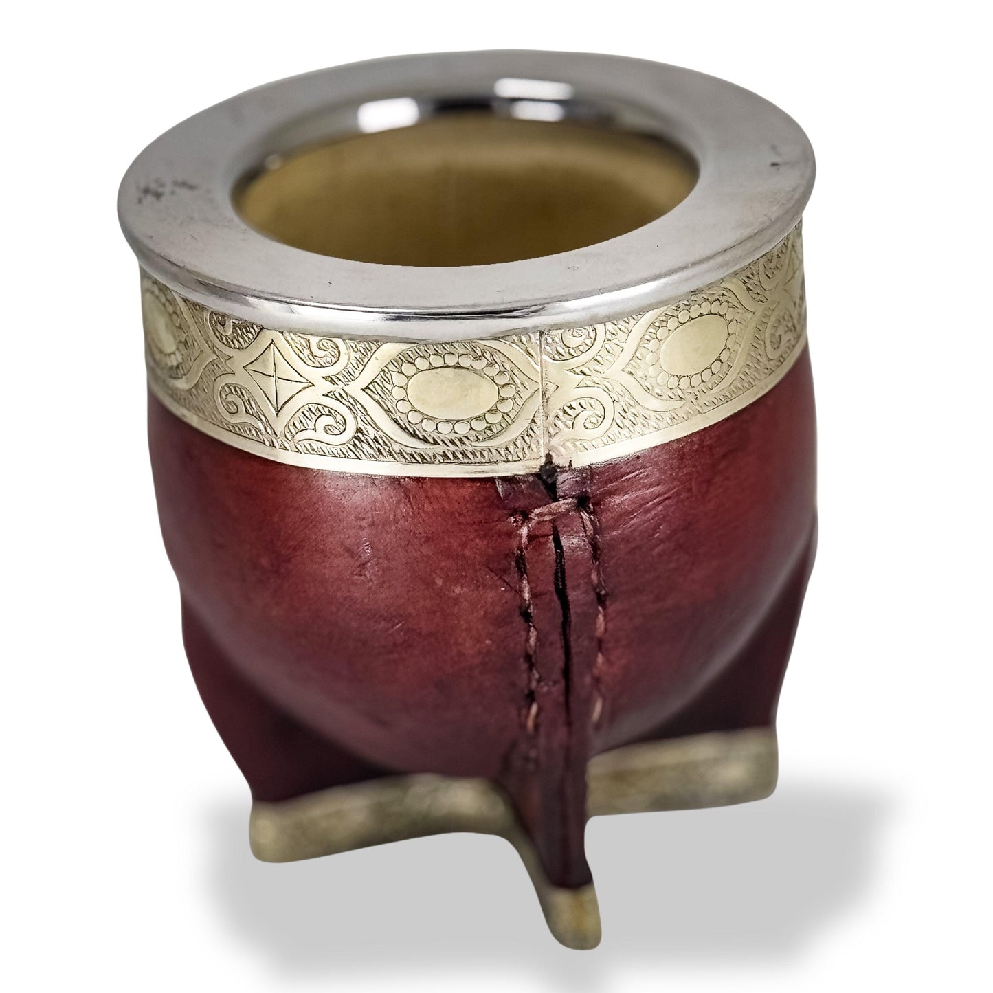 Imperial Mate Gourd with Alpaca Attachment - Argentinian Mate Cup for Yerba Mate