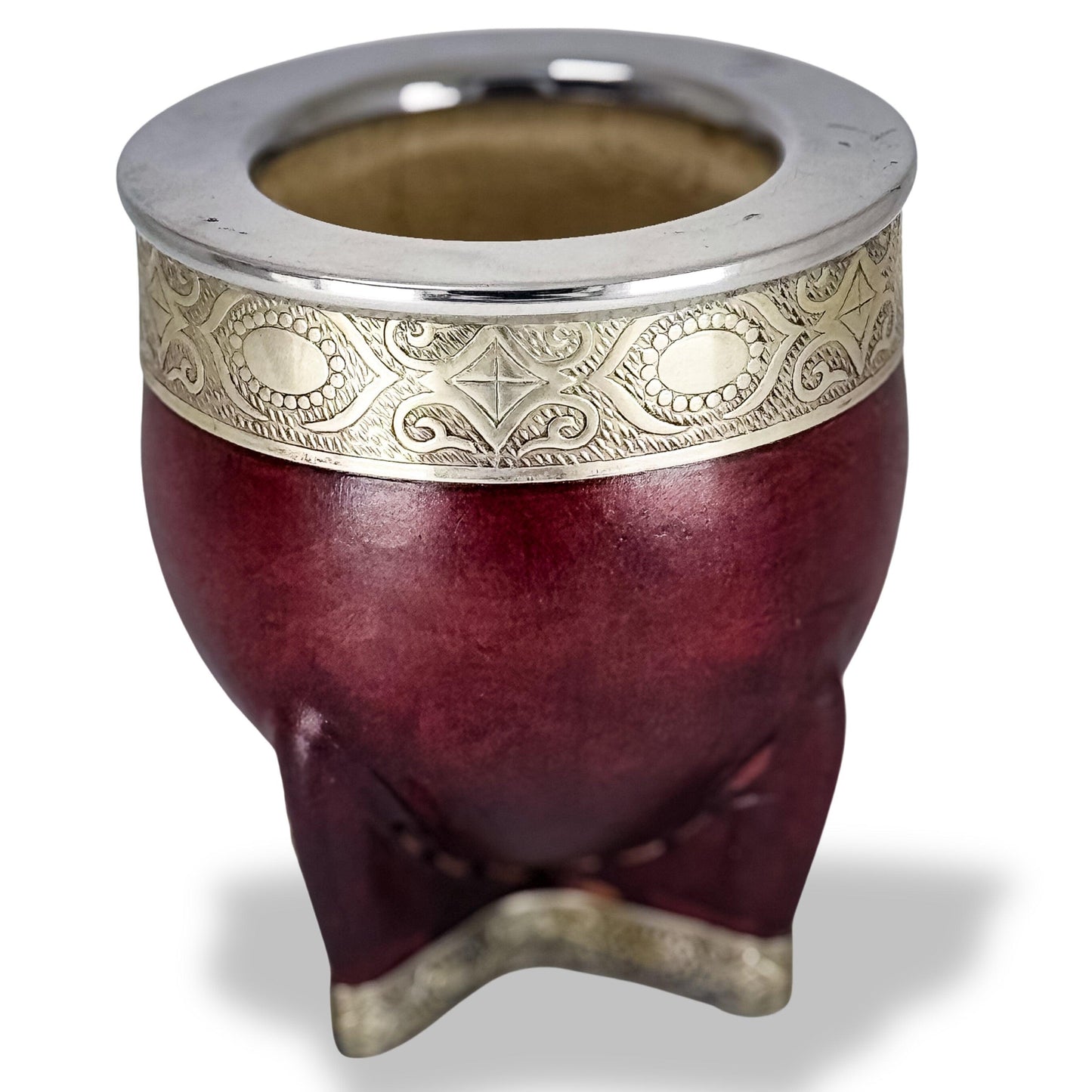 Imperial Mate Gourd with Alpaca Attachment - Argentinian Mate Cup for Yerba Mate