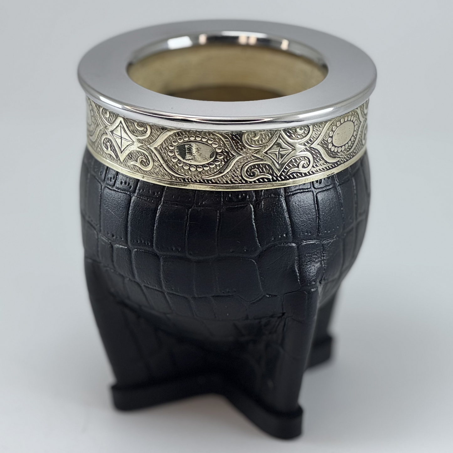 Imperial Mate Croco Leather - Argentinian Mate Cup for Yerba Mate