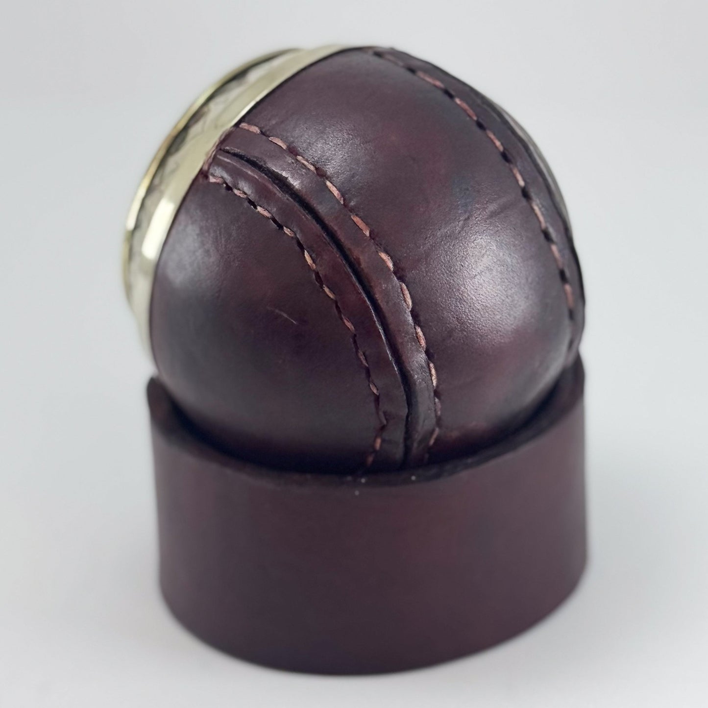 Torpedo Mate with Leather Stand - Argentinian Mate Cup for Yerba Mate