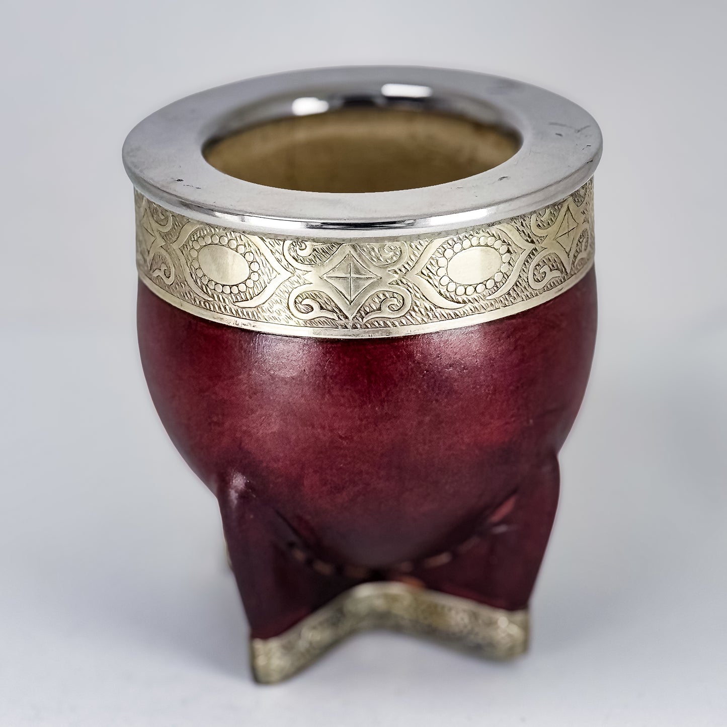 Imperial Mate Gourd with Alpaca Attachment - Argentinian Mate Cup for Yerba Mate