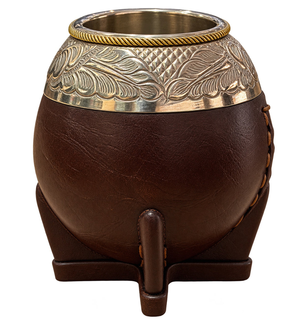 Torpedo Mate with Joyero Virola Chiseled al Lacre - Chocolate Brown