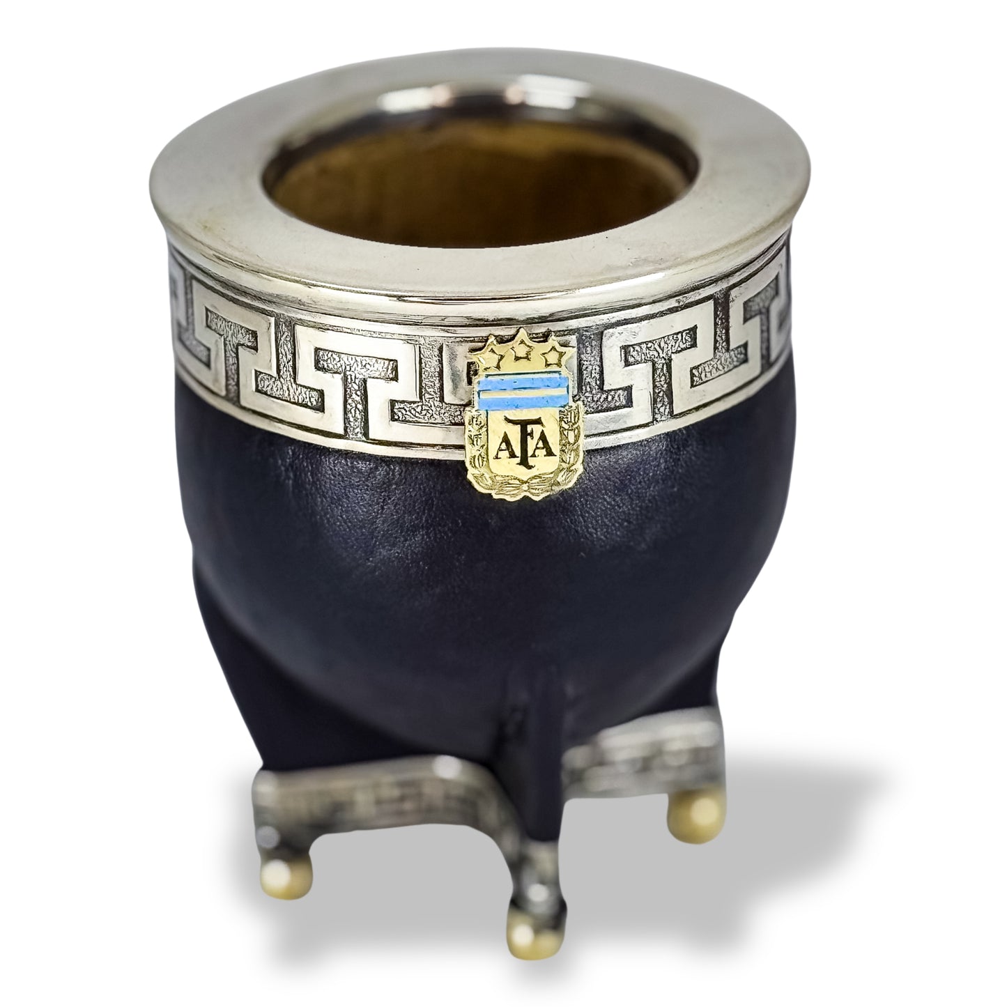 Imperial Mate Gourd with AFA logo and Alpaca - Argentinian Mate Cup for Yerba Mate