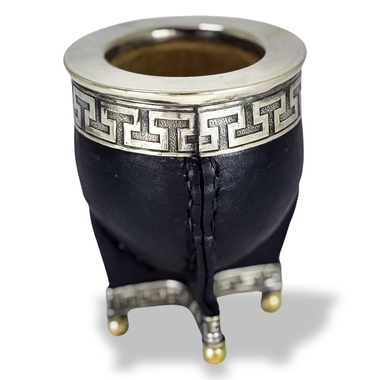 Imperial Mate Gourd with AFA logo and Alpaca - Argentinian Mate Cup for Yerba Mate