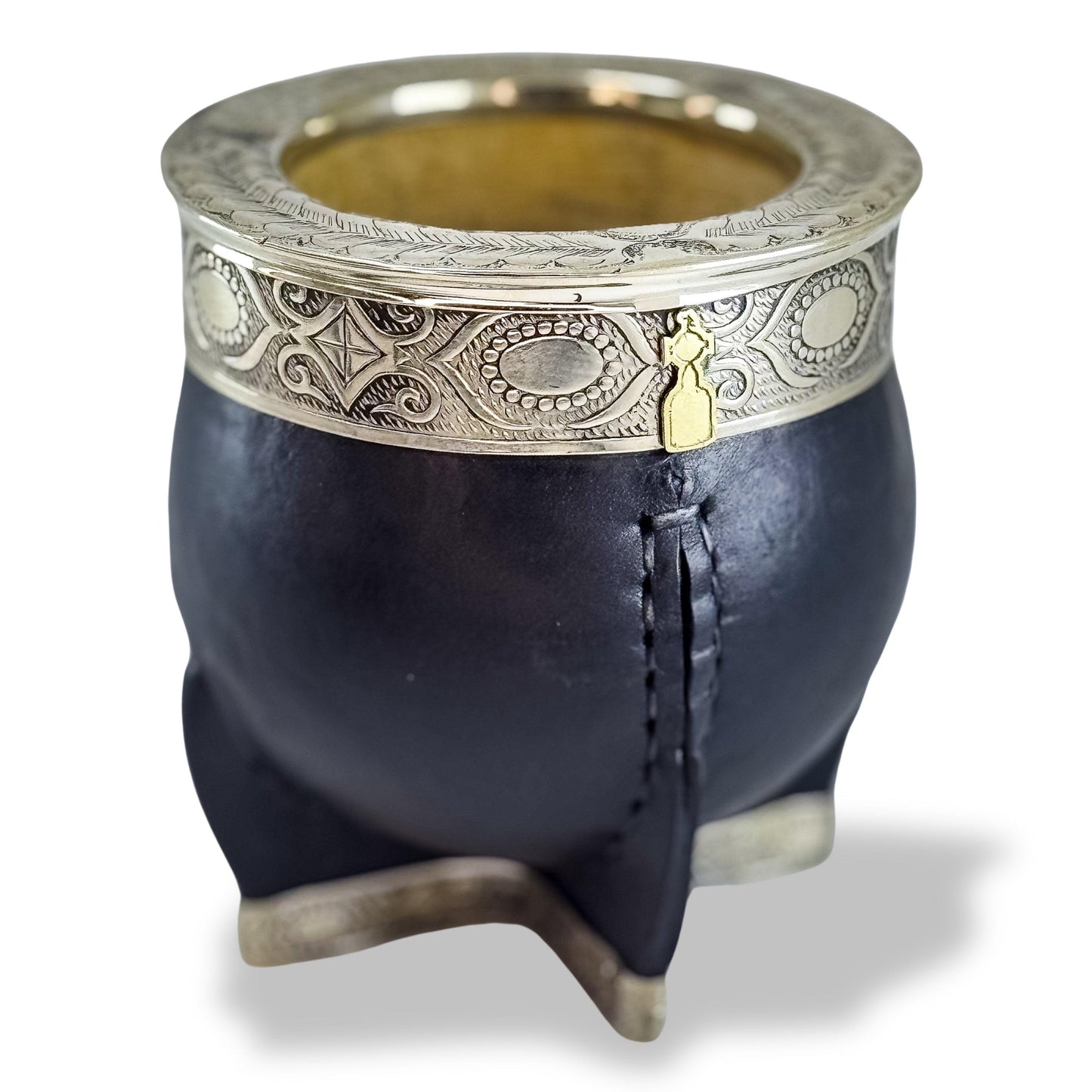 Imperial Mate Gourd with Matepa RIVER PLATE MONUMENTAL - Argentinian Mate Cup for Yerba Mate