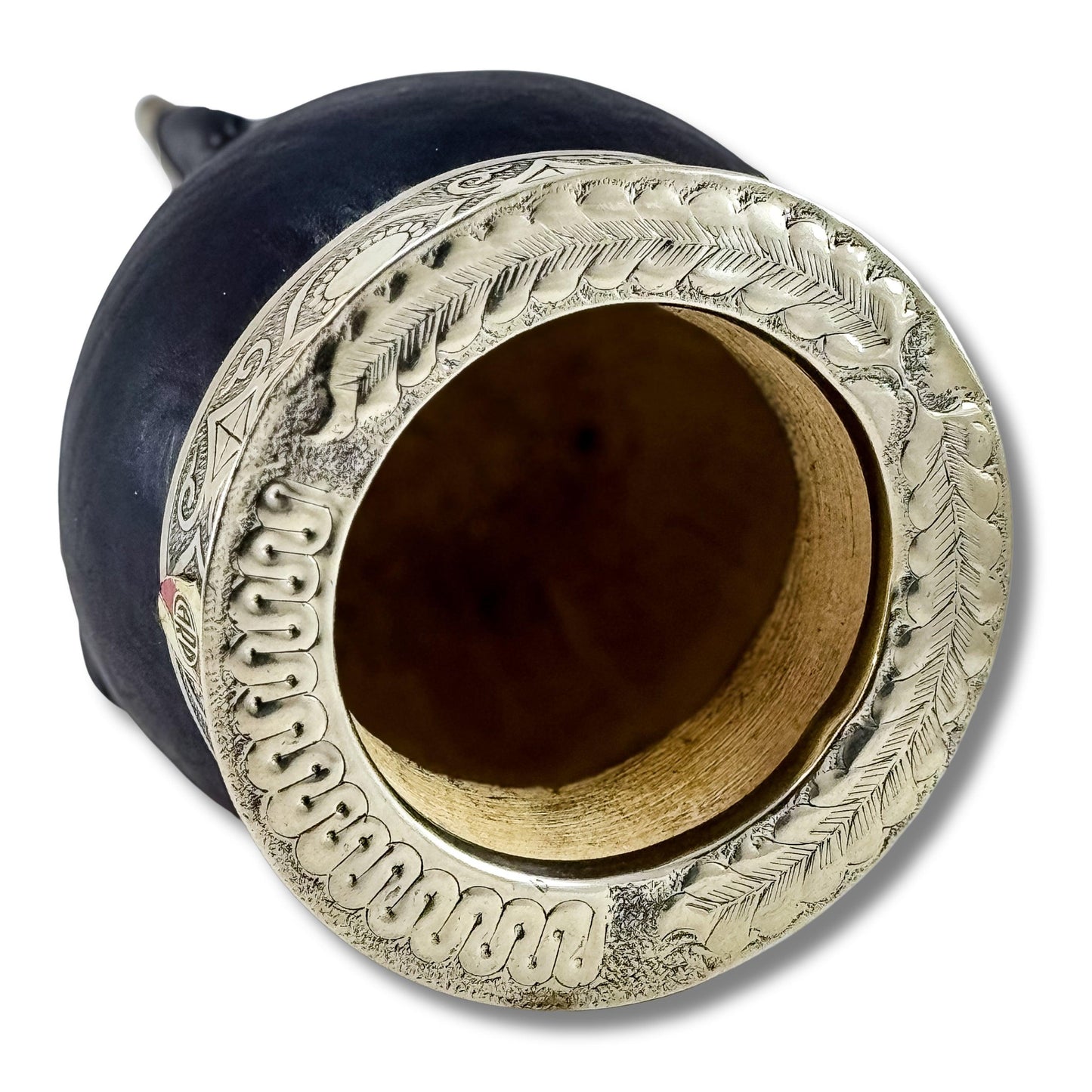 Imperial Mate Gourd with Matepa RIVER PLATE MONUMENTAL - Argentinian Mate Cup for Yerba Mate