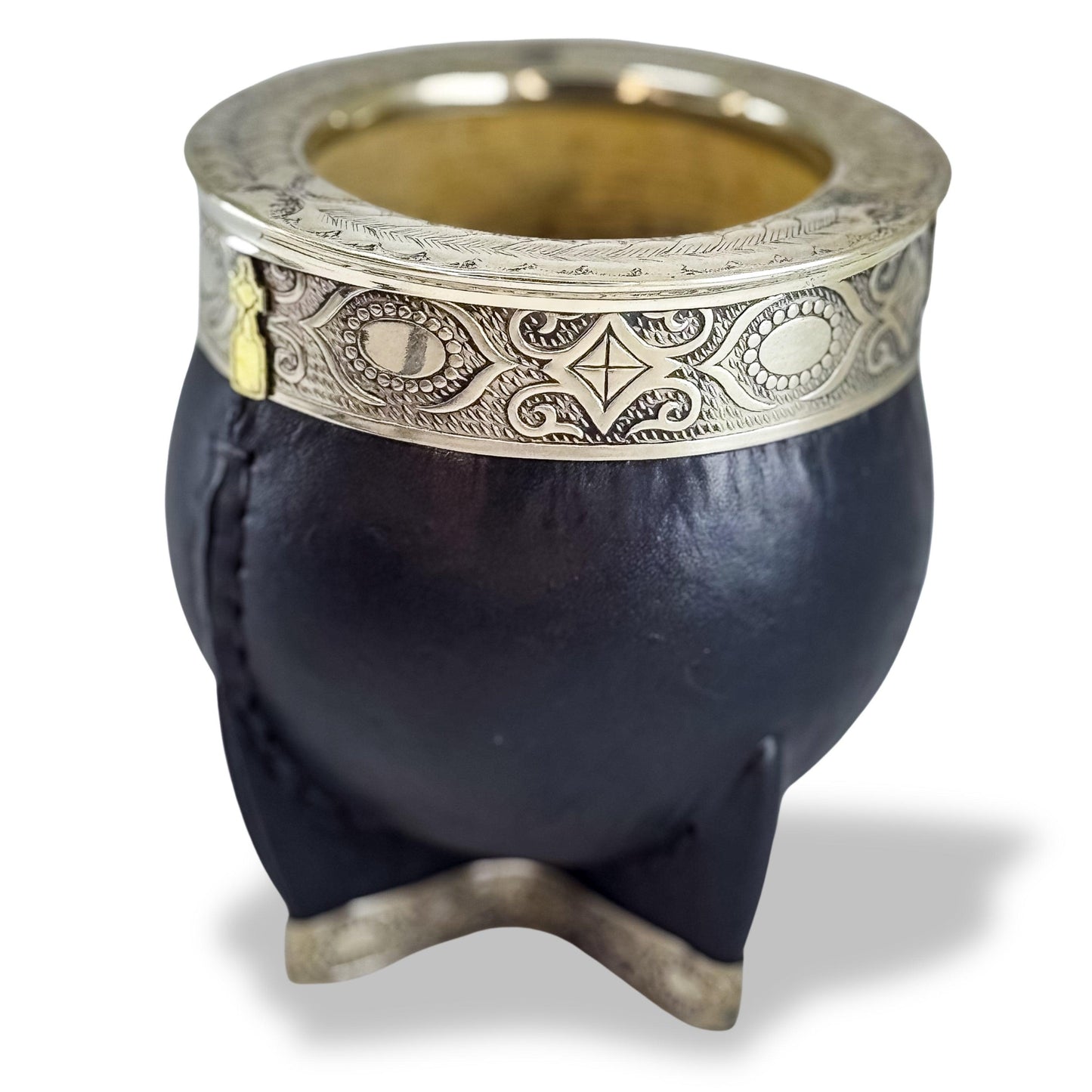 Imperial Mate Gourd with Matepa RIVER PLATE MONUMENTAL - Argentinian Mate Cup for Yerba Mate