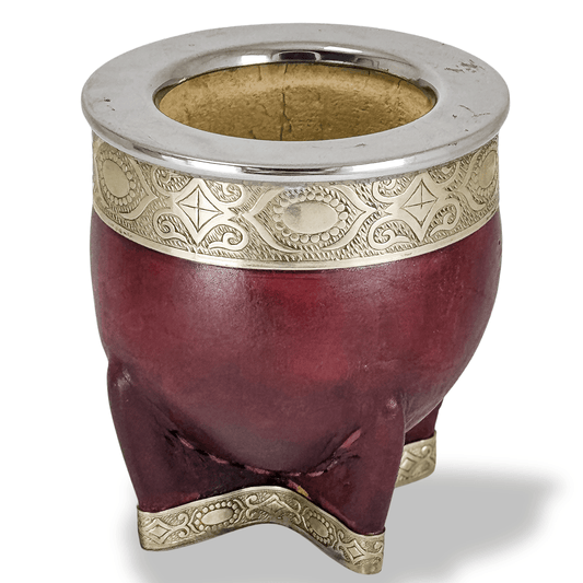 Imperial Mate Gourd with Alpaca Attachment - Argentinian Mate Cup for Yerba Mate