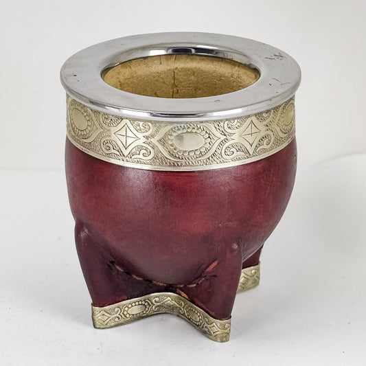 Imperial Mate Gourd with Alpaca Attachment - Argentinian Mate Cup for Yerba Mate