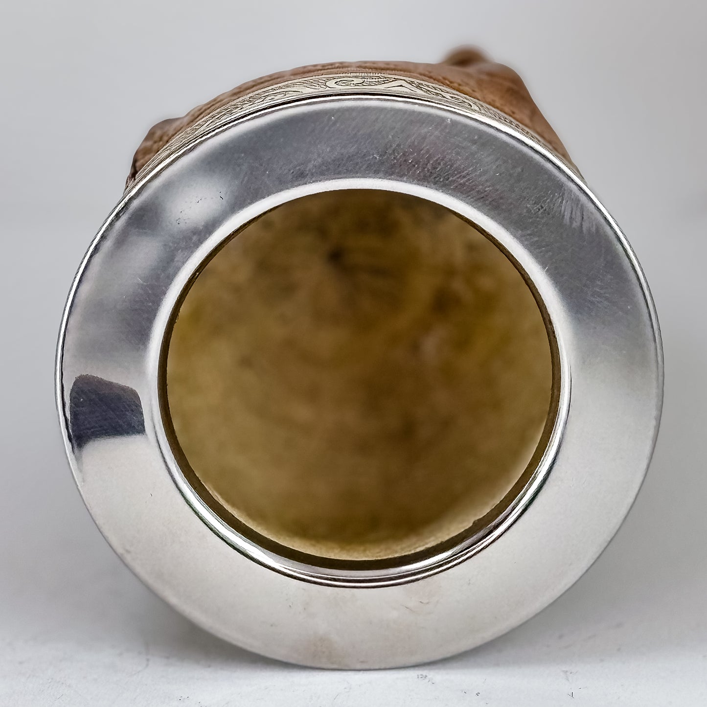 Imperial Mate Gourd with Croco Leather - Argentinian Mate Cup for Yerba Mate