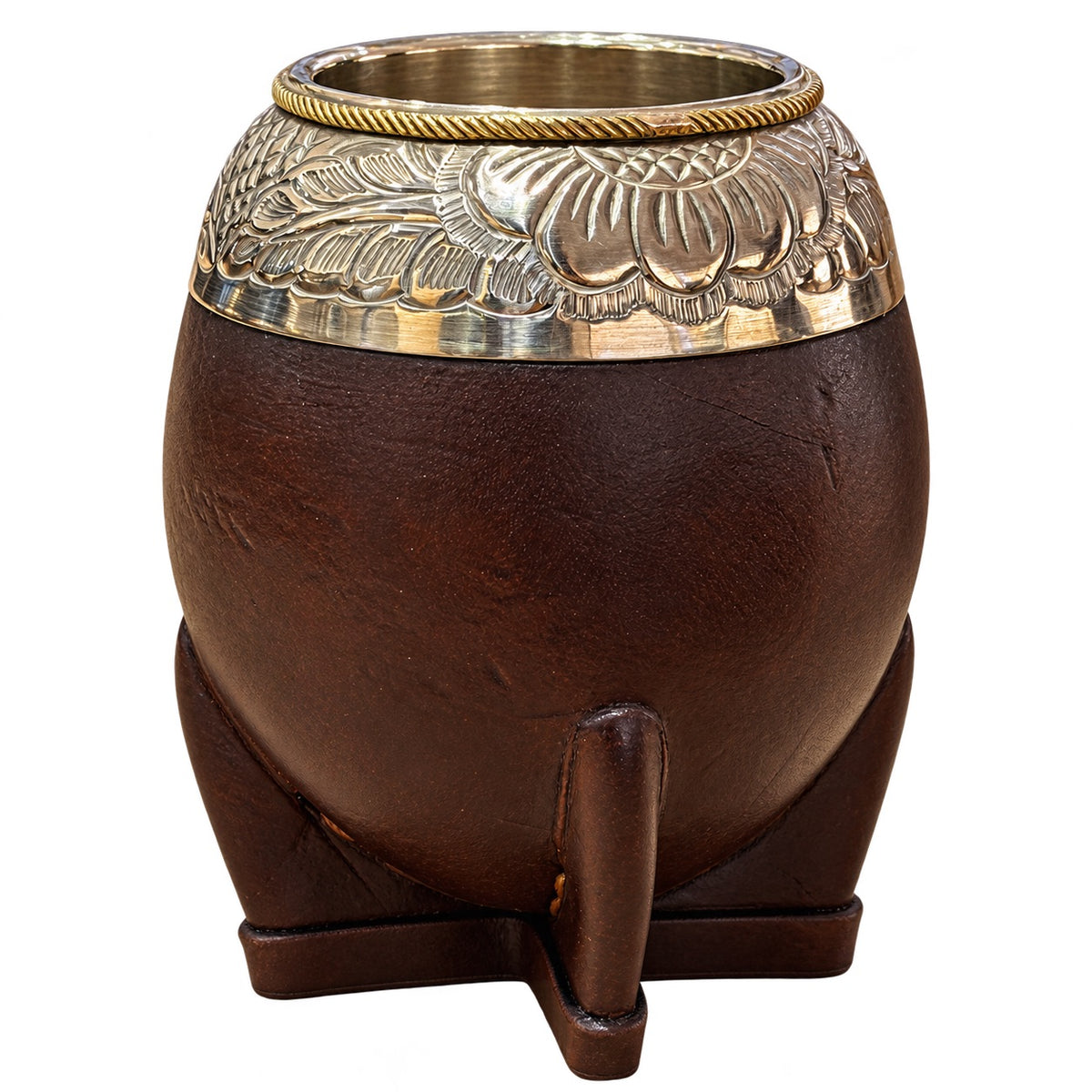 Torpedo Mate with Joyero Virola Chiseled al Lacre - Chocolate Brown