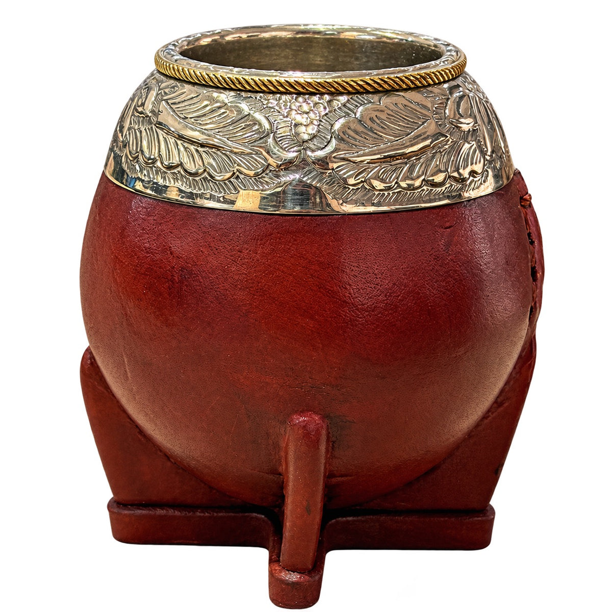 Torpedo Mate with Joyero Virola Chiseled al Lacre - Burgundy