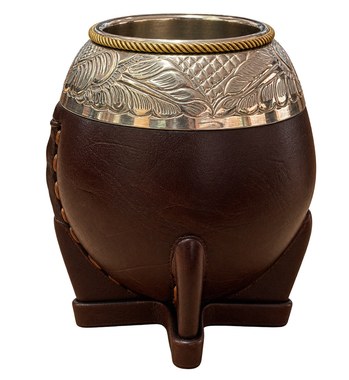 Torpedo Mate with Joyero Virola Chiseled al Lacre - Chocolate Brown