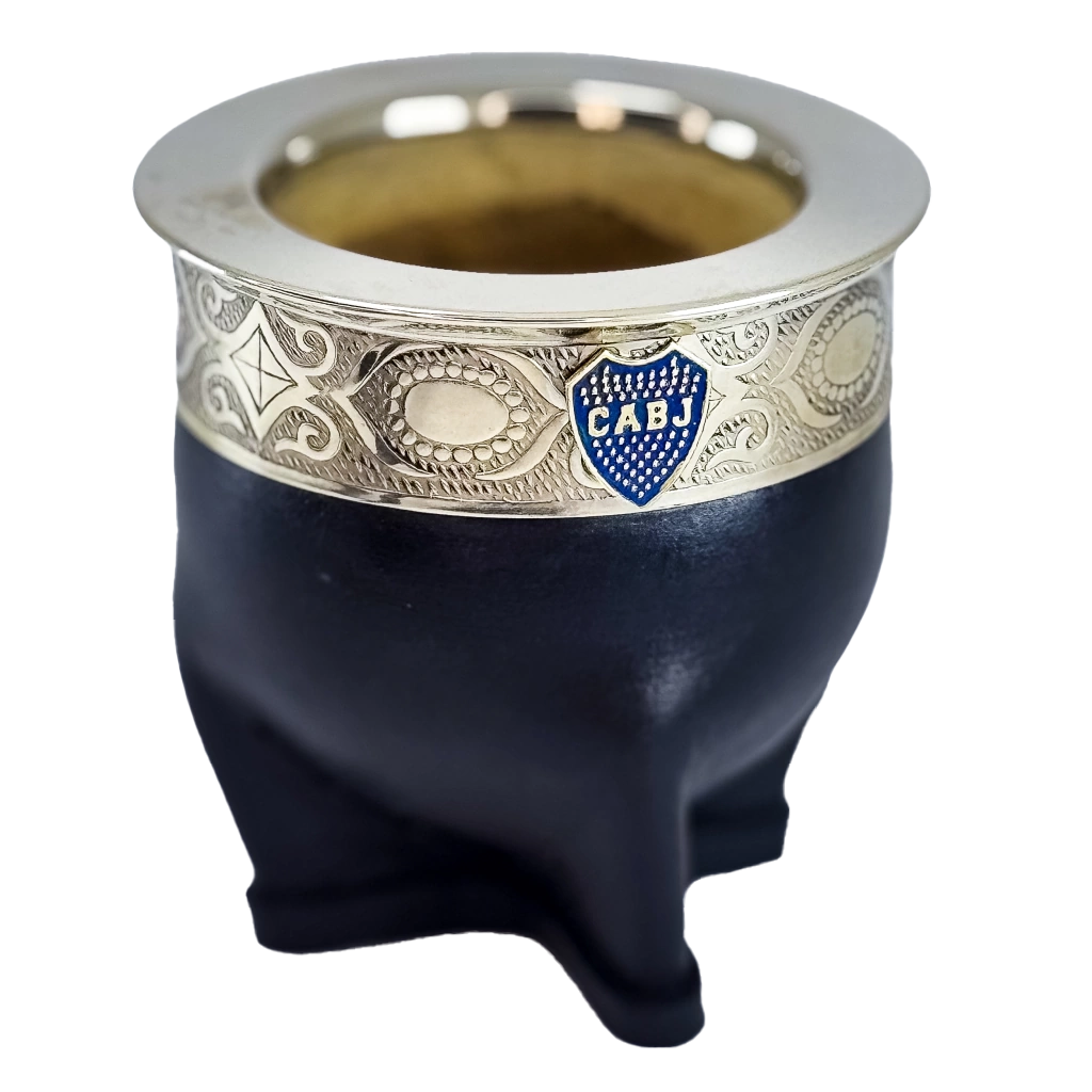 Imperial Mate Gourd  BOCA JUNIORS   - Argentinian Mate Cup for Yerba Mate