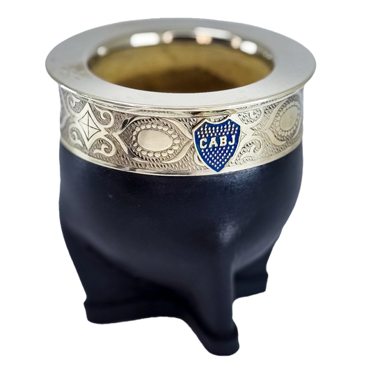 Imperial Mate Gourd  BOCA JUNIORS   - Argentinian Mate Cup for Yerba Mate